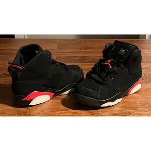 Jordan 6 Retro Black Infrared 2019 Youth Sneakers Size 1Y